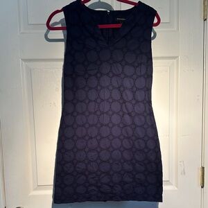 Banana Republic Navy Circle Pattern Mini Dress